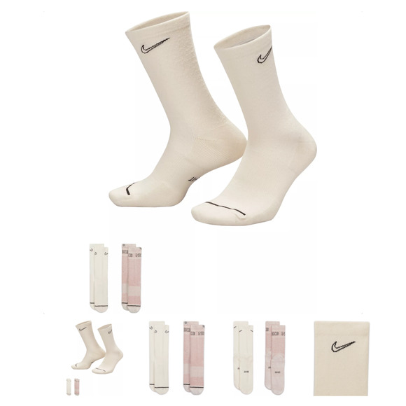 Nike Everyday Plus Undyed Cushioned Crew Socks 2pk - Men 12-15 - Picture 7 of 7